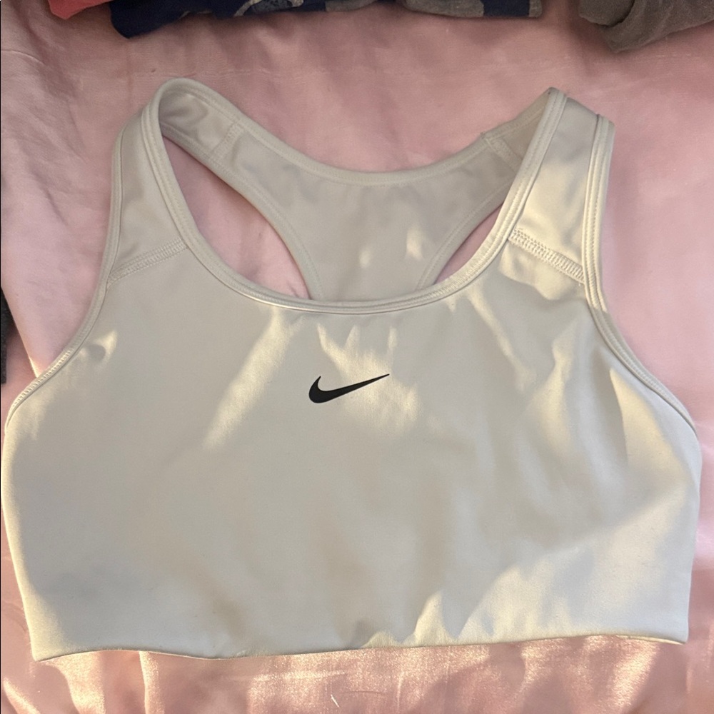 Nike Women's White Sports Bra